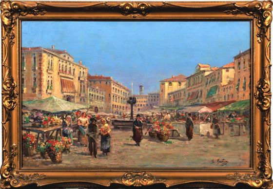 Květinový trh - L.Bertini