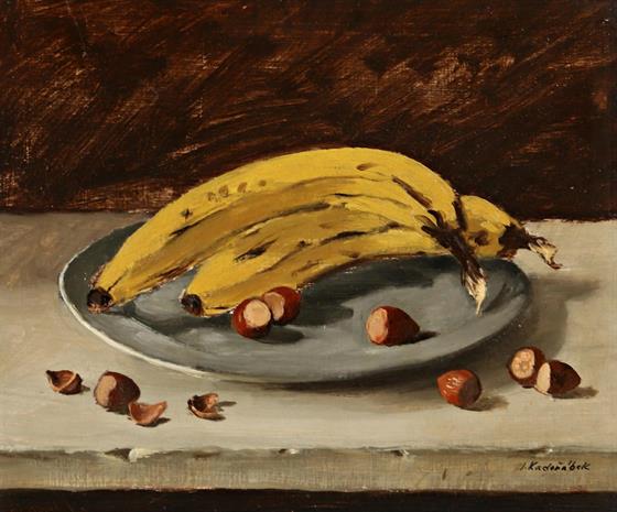 Banány na talíři