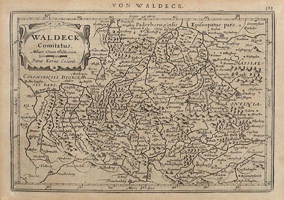 Mapa Von Waldeck