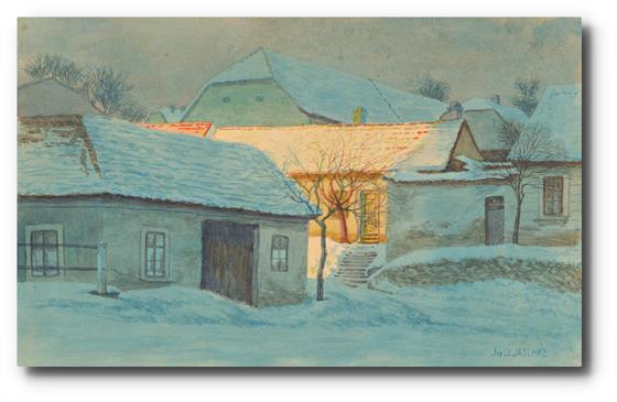 Zima na vesnici