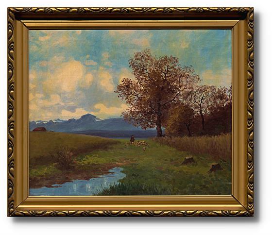 Pasáček v krajině