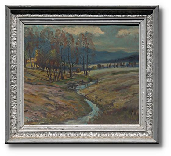 Sedláček - Zimní krajina