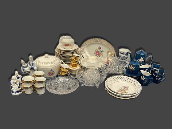 Konvolut porcelánu - 2 koše