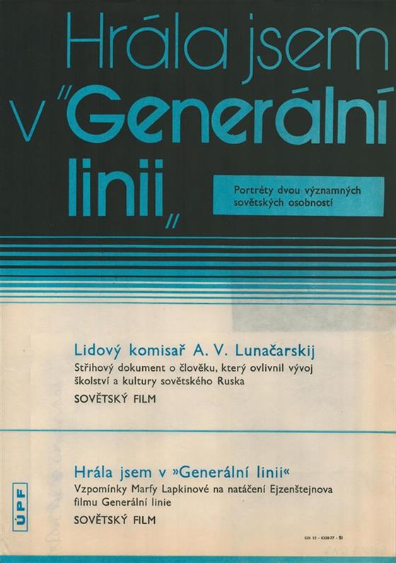 Hrála jsem v generální linii