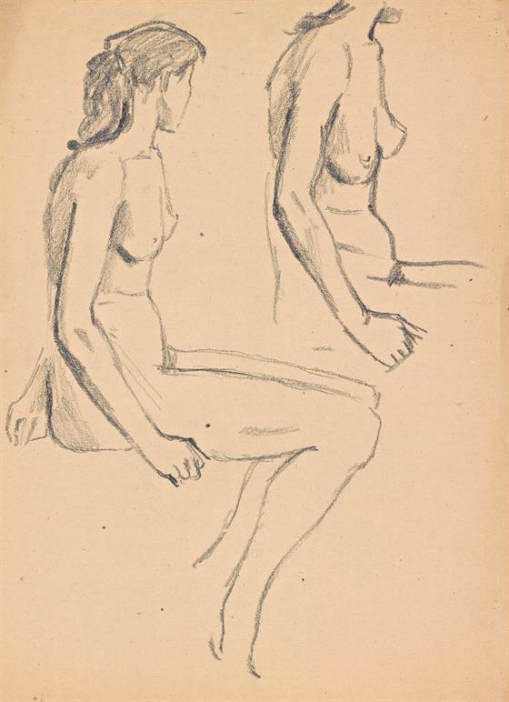 Skica - akt ženy XX.