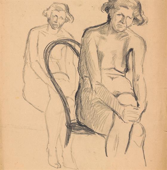 Skica - akt ženy XXIV.