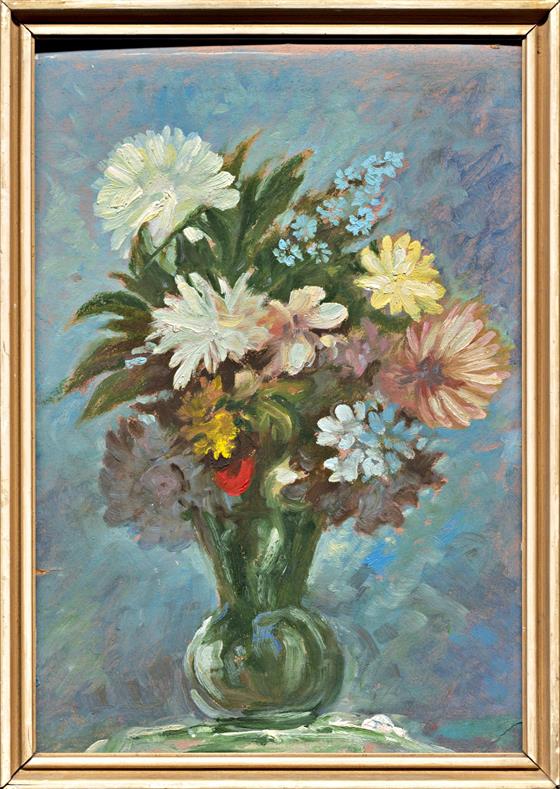 Květiny ve váze a Slunečnice