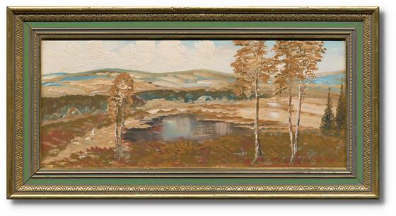 Břízky u rybníčka