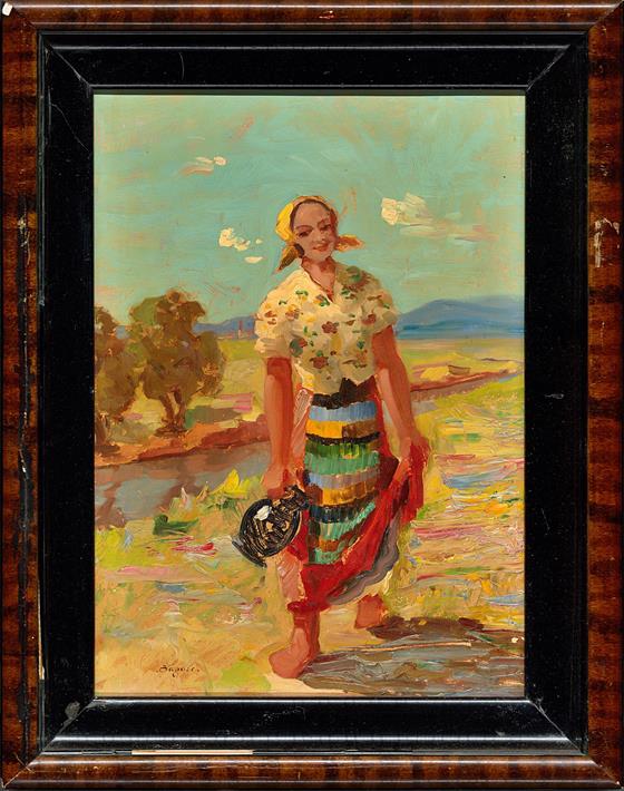 Rolnice se džbánem