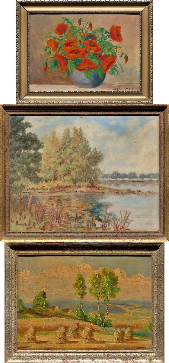 Konvolut 3ks - čeští malíři