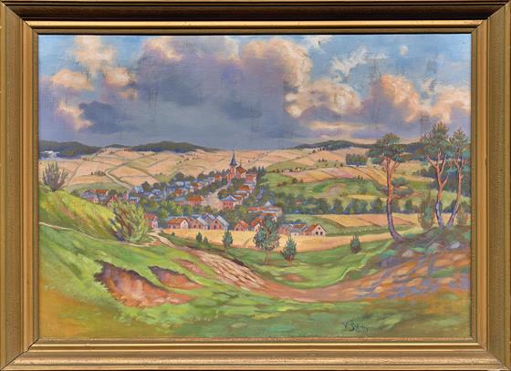 V. Štědrý - Pohled na město