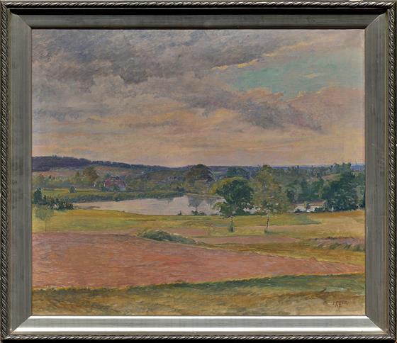 J. Petr - Pohled do krajiny