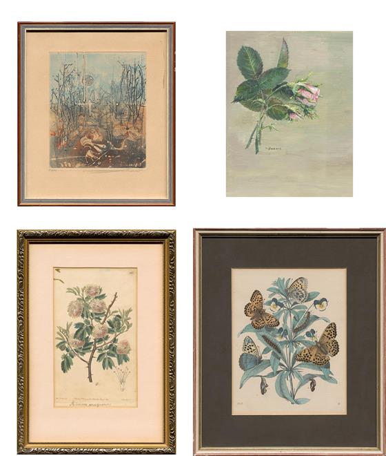 Konvolut 4 děl - Květiny