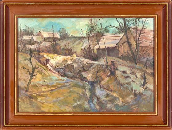 Říčka za vesnicí