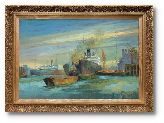 Vyplouvající parník