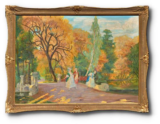 G. Kölnsperger - Pár v zahradě