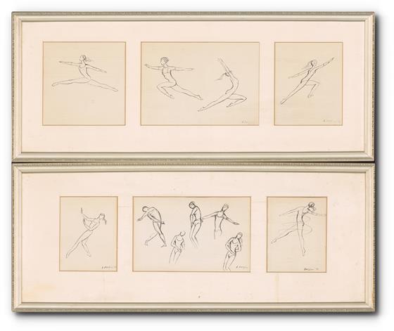 Diptych triptychů tanečnice