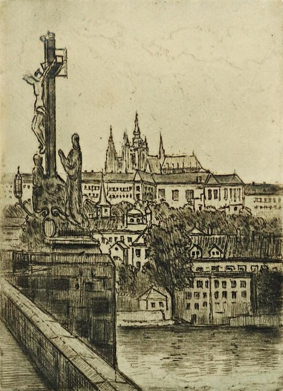 Výhled na Hradčany