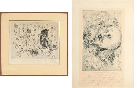 Konvolut 2 ks Grafik