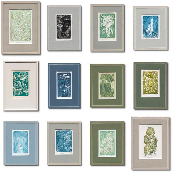 Konvolut grafik - 12 kusů