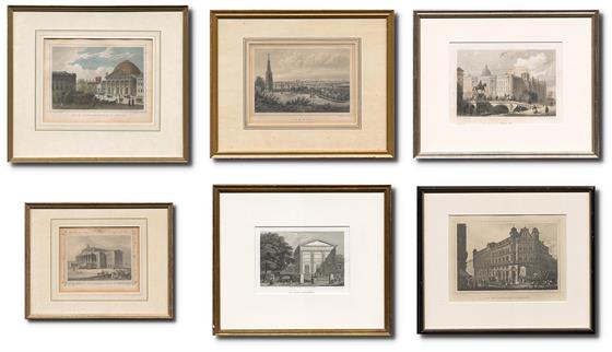 Berlín II., konvolut 6ks