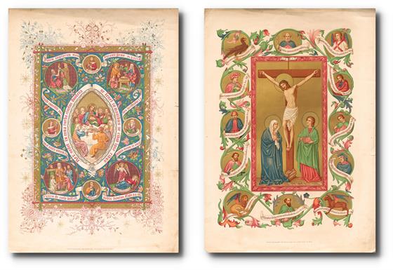 Náboženská tématika, konvolut 2 ks