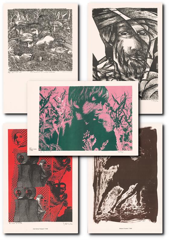 Různé motivy, konvolut 5ks