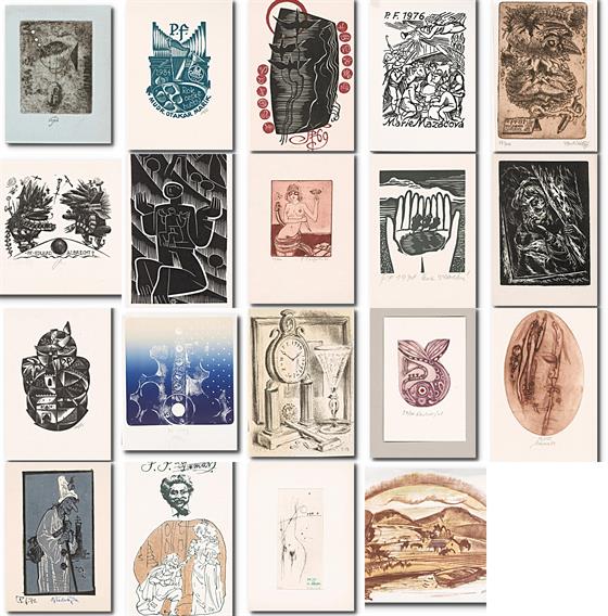 Motiv P.F., konvolut 19ks