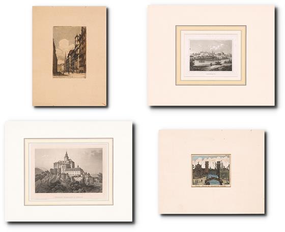 Architektura, konvolut 4ks