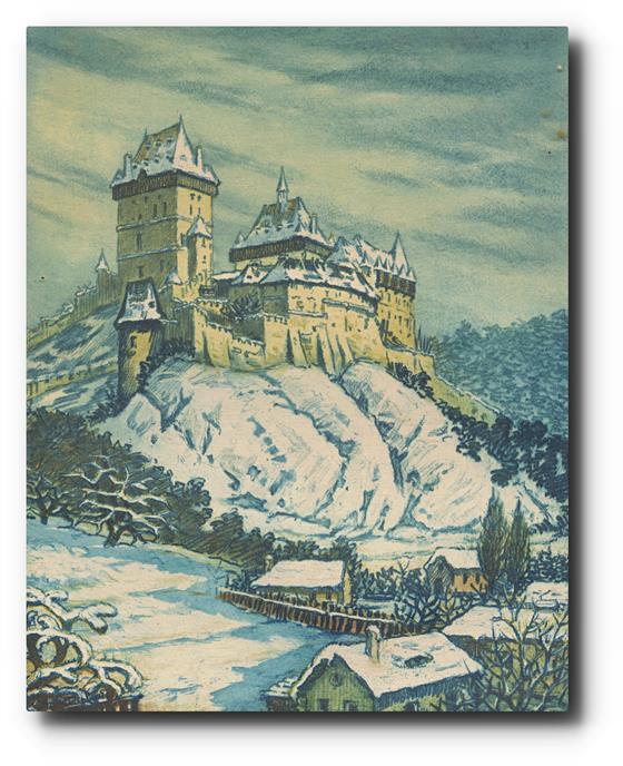 Karlštejn v zimě