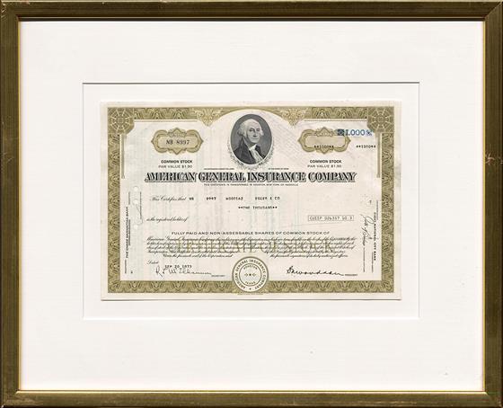 Akcie American General Insurance Company