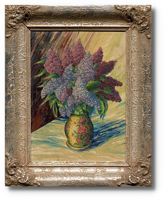 Šeříky v blondelovém rámu