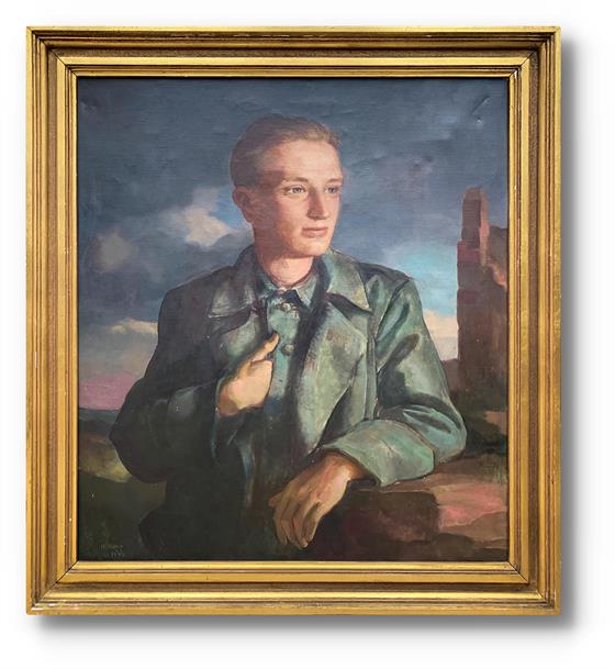 H. Hopp - Portrét muže - XL Formát