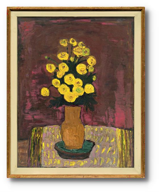 Žlutě květiny ve váze