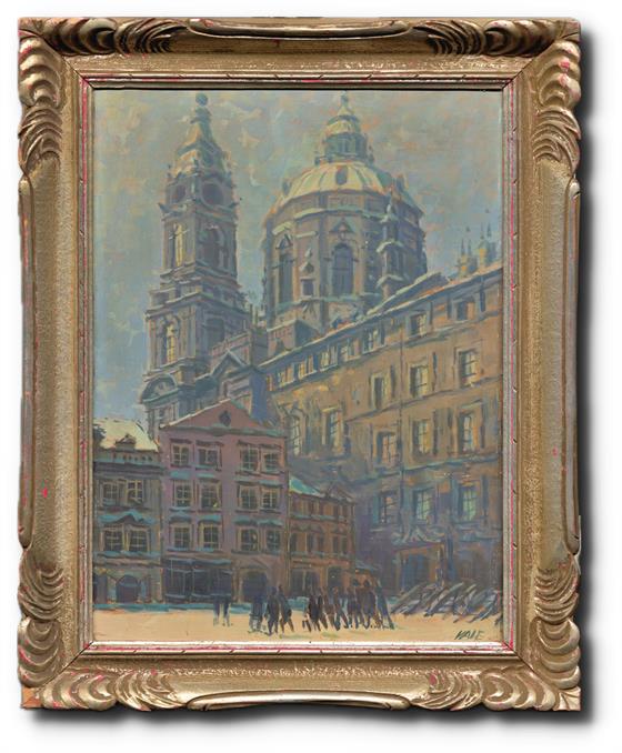 Pohled na chrám sv. Mikuláše