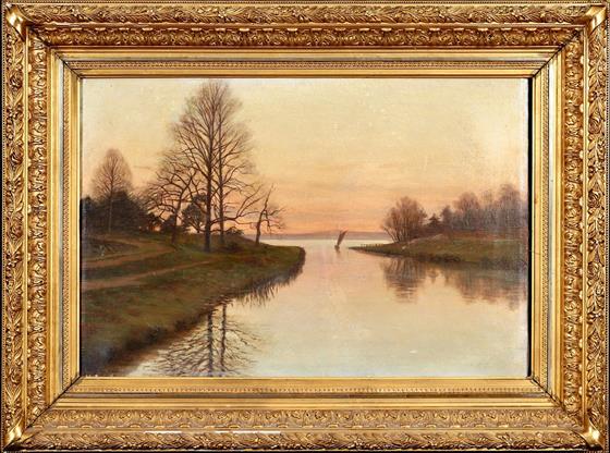 Karlberský kanál směrem k Ulvsundasjön