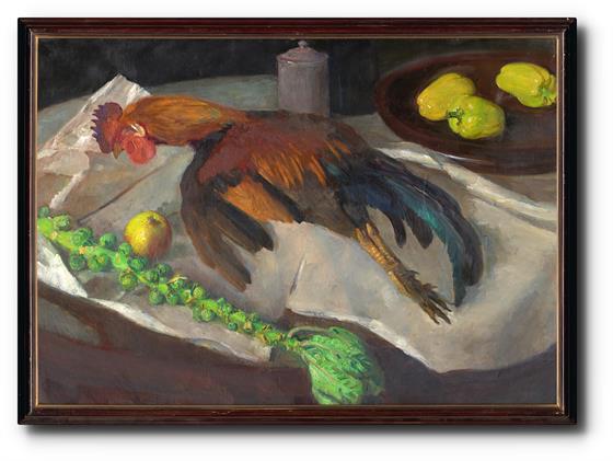 Zátiší s kohoutem