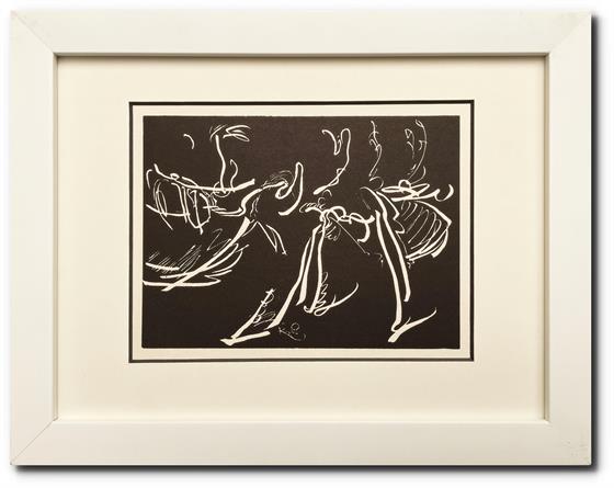 kompozice černé a bílé