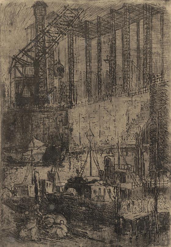 Konvolut 2 kusů grafik - Městské motivy