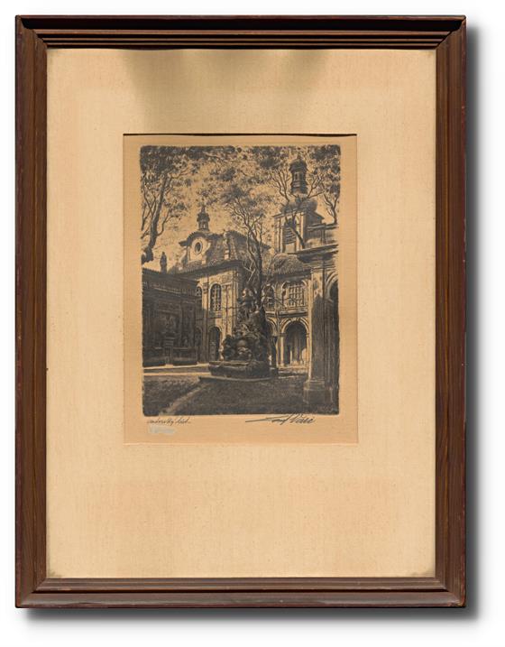 Sousoší v zahradě