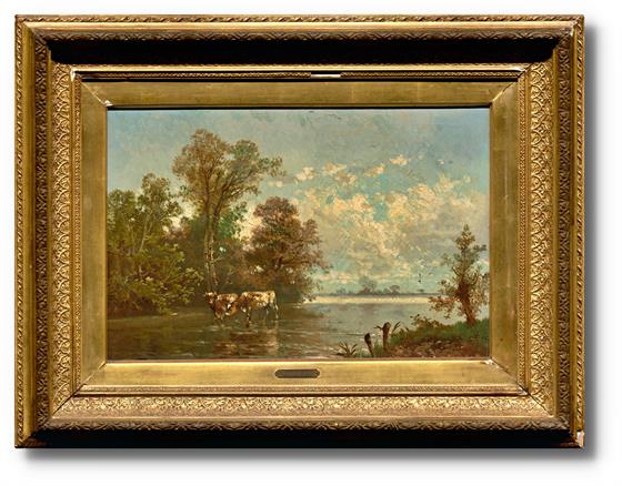 Henry Pierron - Krávy na napajedle