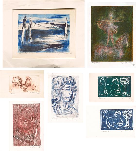 Různé motivy, konvolut 7ks