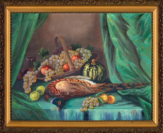 Zátiší s bažantem - L Formát