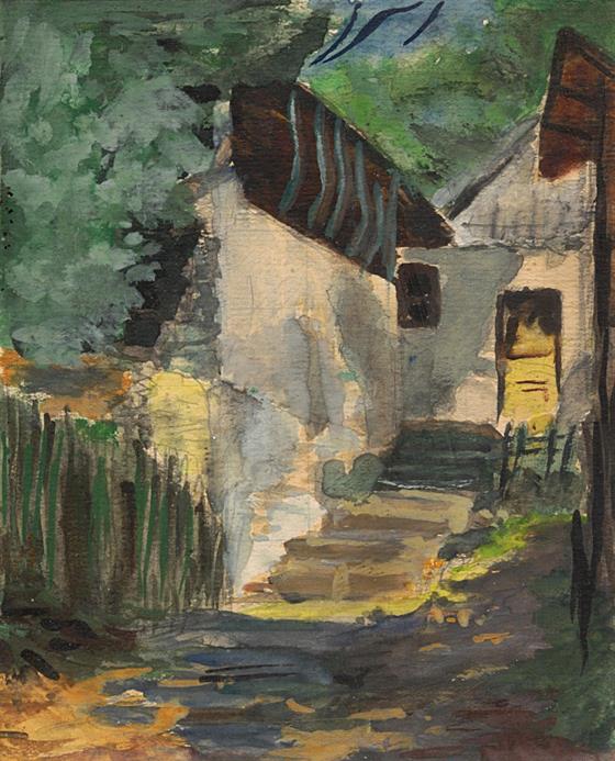 Mikota - Akvarel podle Al. Kalvody