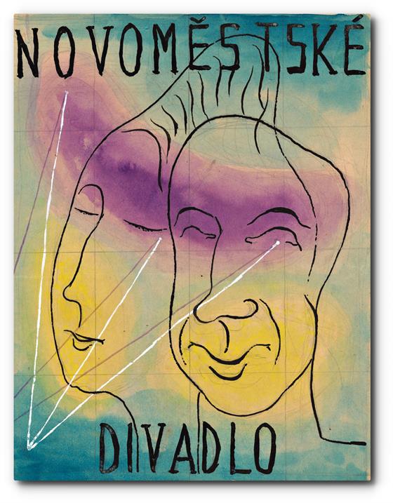 Návrh na divadelní plakát