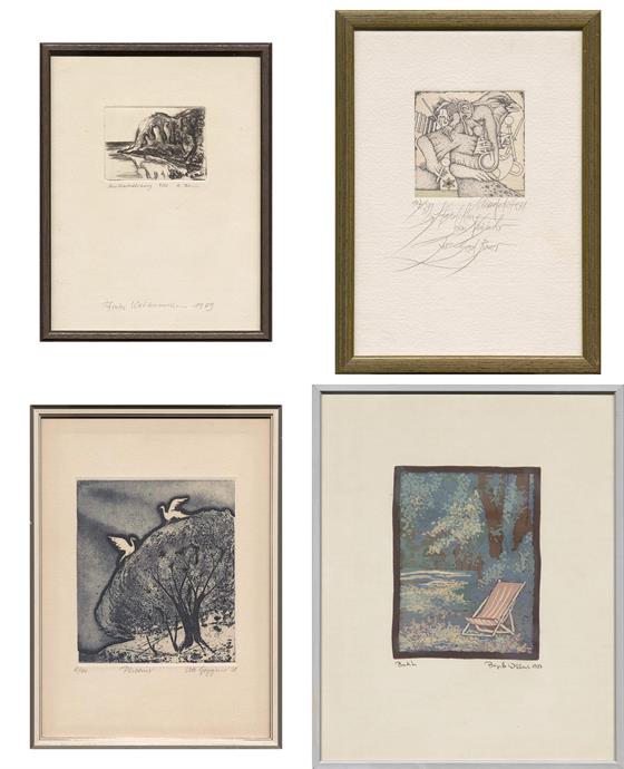 Konvolut 4 děl - Příroda a ptáci