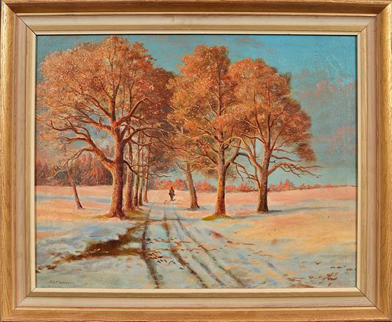 Zimní krajina - autor Safonov